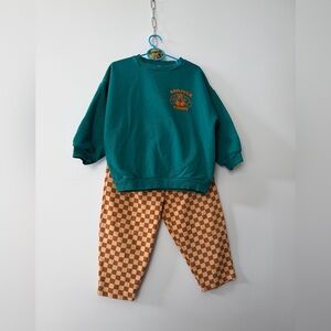 Next Teal Crewneck Sweatshirt